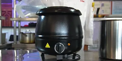 سخان شوربة كهربائي (قدر تسخين الشوربة/ الحساء والسوائل)